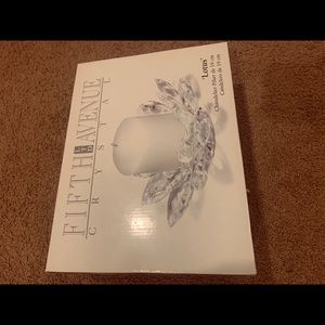 Crystal candle holder!